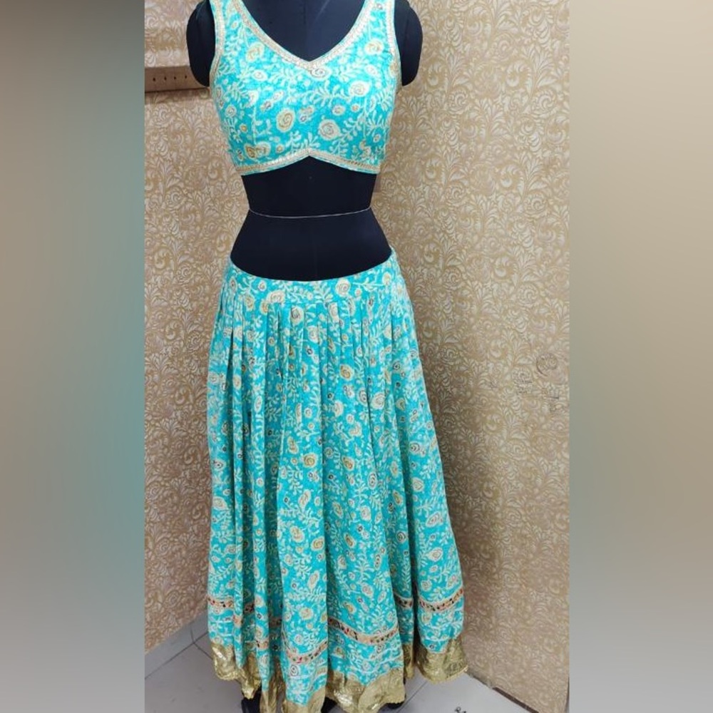 Soft cotton printed chaniya choli